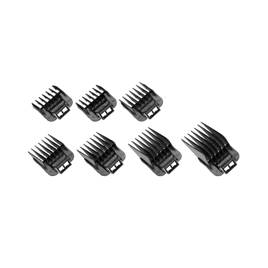 Andis Master Snap-on Clipper Attachment Combs 7pk #01380