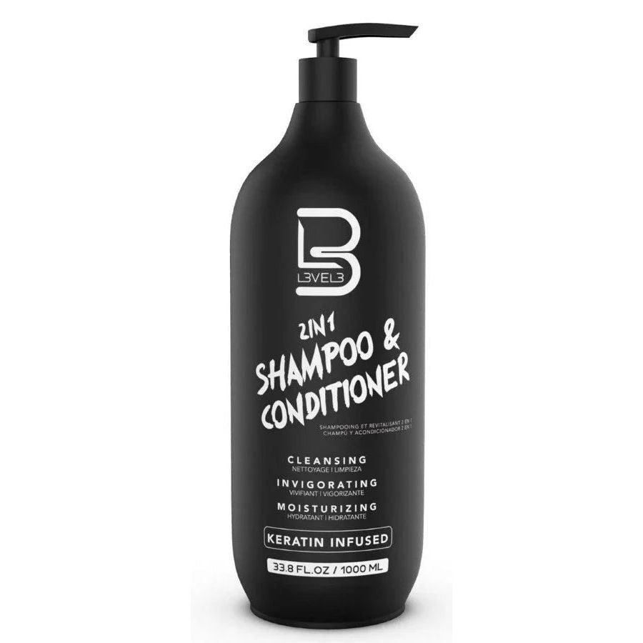 L3vel3 2 in 1 Shampoo & Conditioner 1L