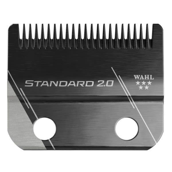 Black Wahl Senior 2 3028043 replacement clipper blade, front view