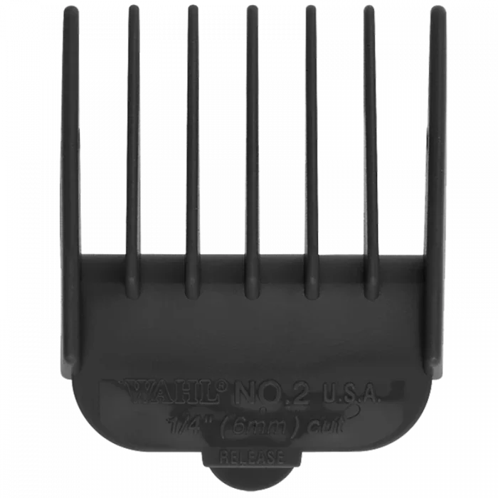 Black Wahl #2 attachment comb 1/4 inch 03124-001