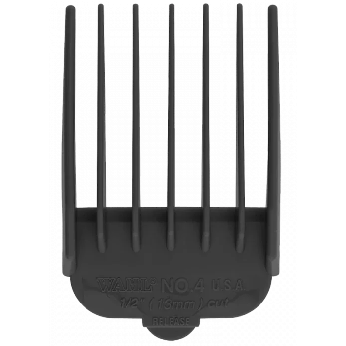Black Wahl #4 attachment comb 1/2 inch 03144-001