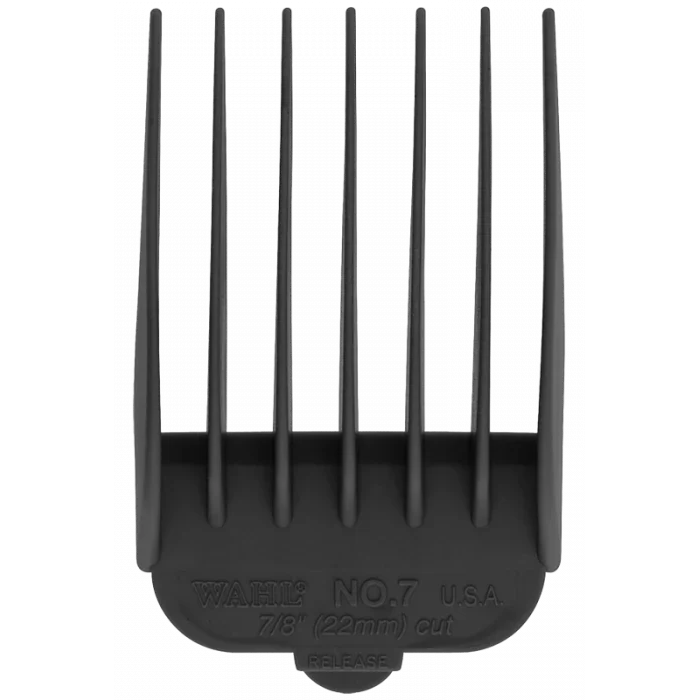 Black Wahl #7 attachment comb 7/8 inch 03145-001