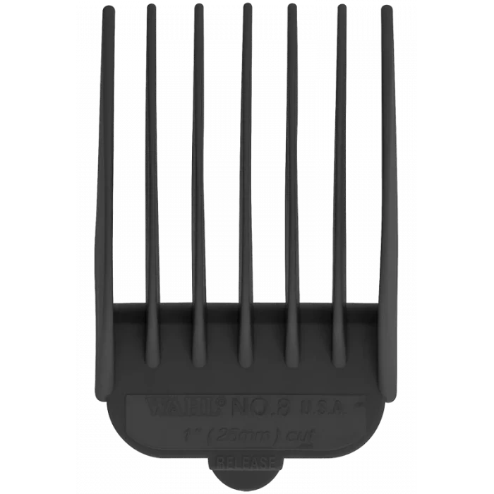 Black Wahl #8 attachment comb 1 inch 03150-001