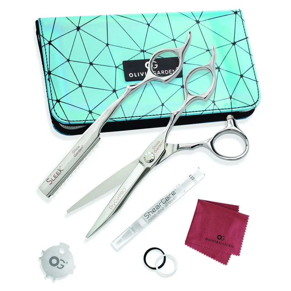 Olivia Garden DryCutPRO 6" Shear & Razor Case Deal