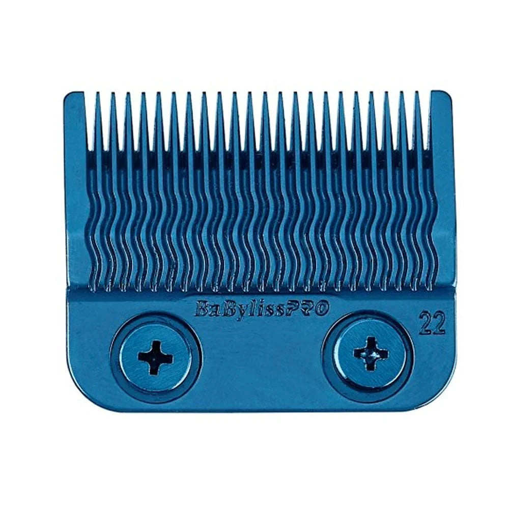 BabylissPro Blue Titanium MIM Precision Fade Blade #FX8022BL
