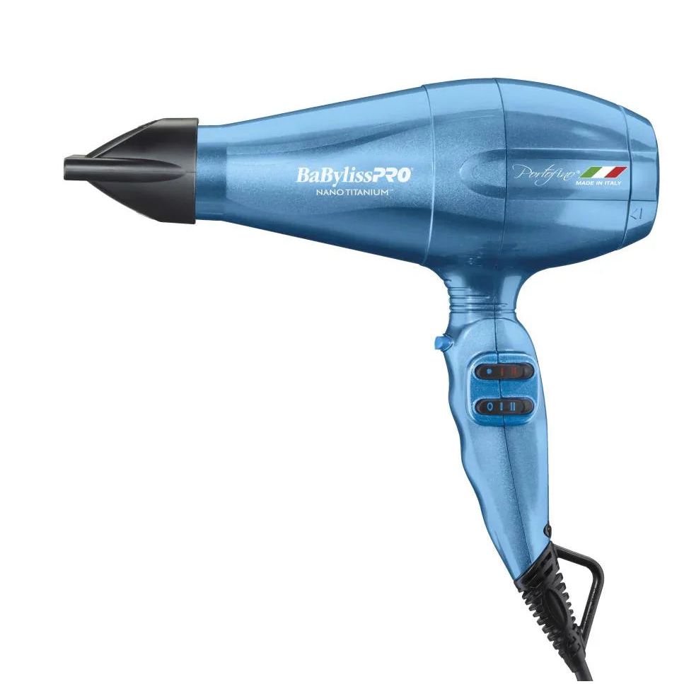 BabylissPro Nano Titanium Portofino Dryer - Blue #BABNTB6610N