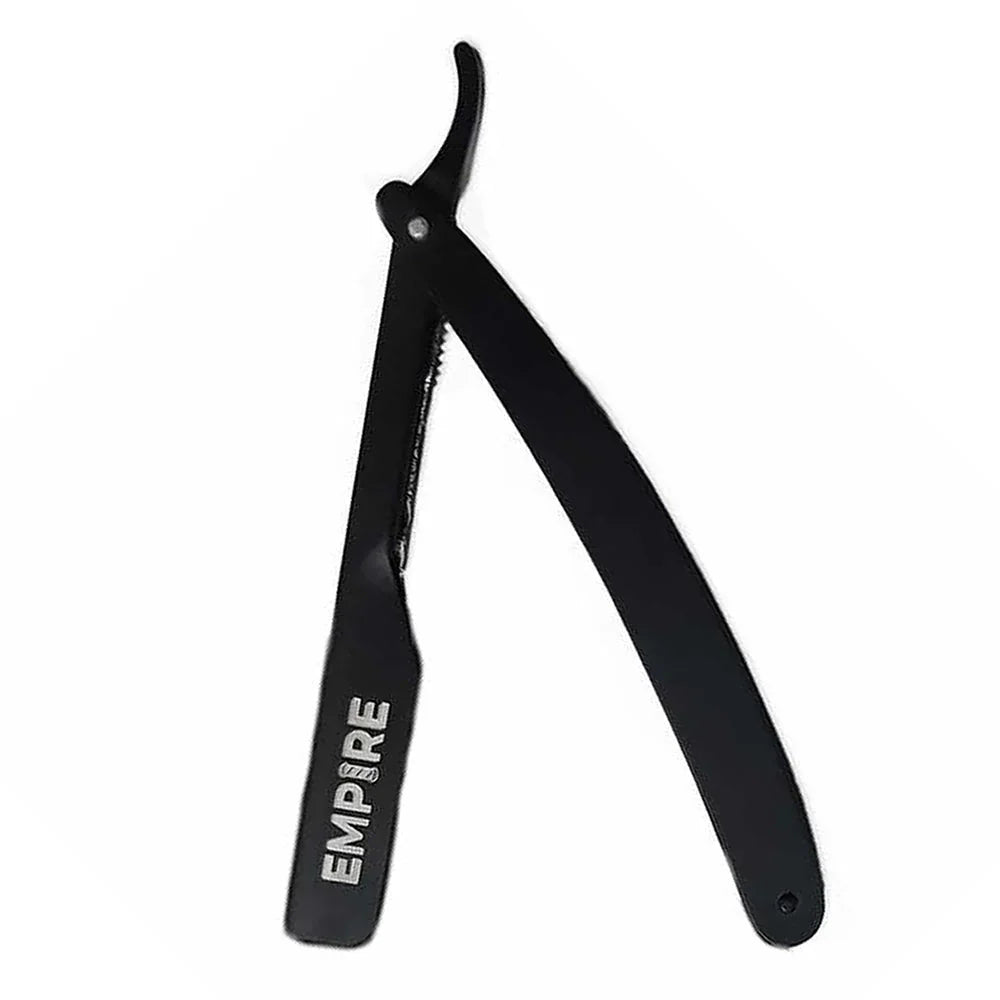 #EMP100 Empire Black Steel Razor (Push Out)