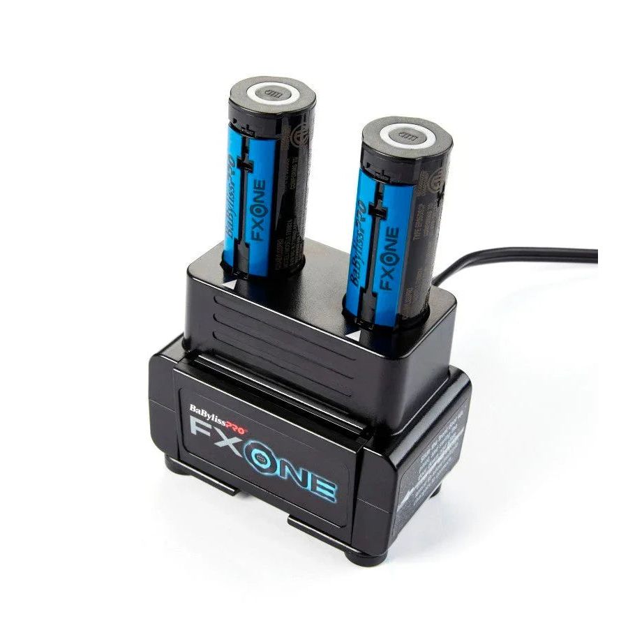 BabylissPro FXONE Dual Charging Base w/ 2 Batteries #FXC2BPPK