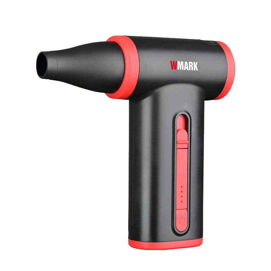 Black-and-red WMARK NG-TB001 mini jet turbo air duster, side view