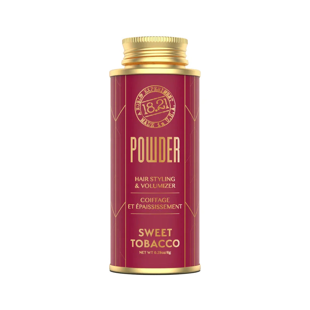 18.21 Man Made Styling Powder Sweet Tobacco .28oz