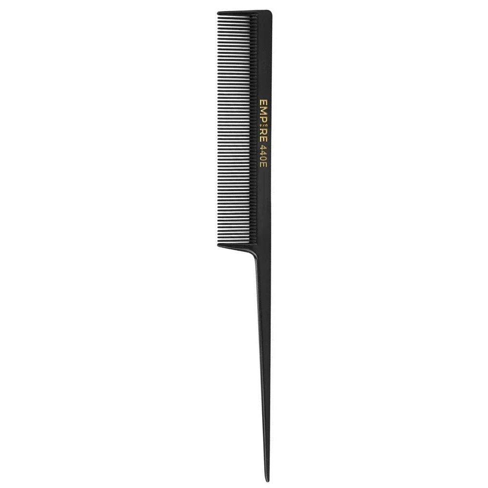 #440E Empire Nitrile Rubber Fine Tooth Tail Comb 8" (12pk)