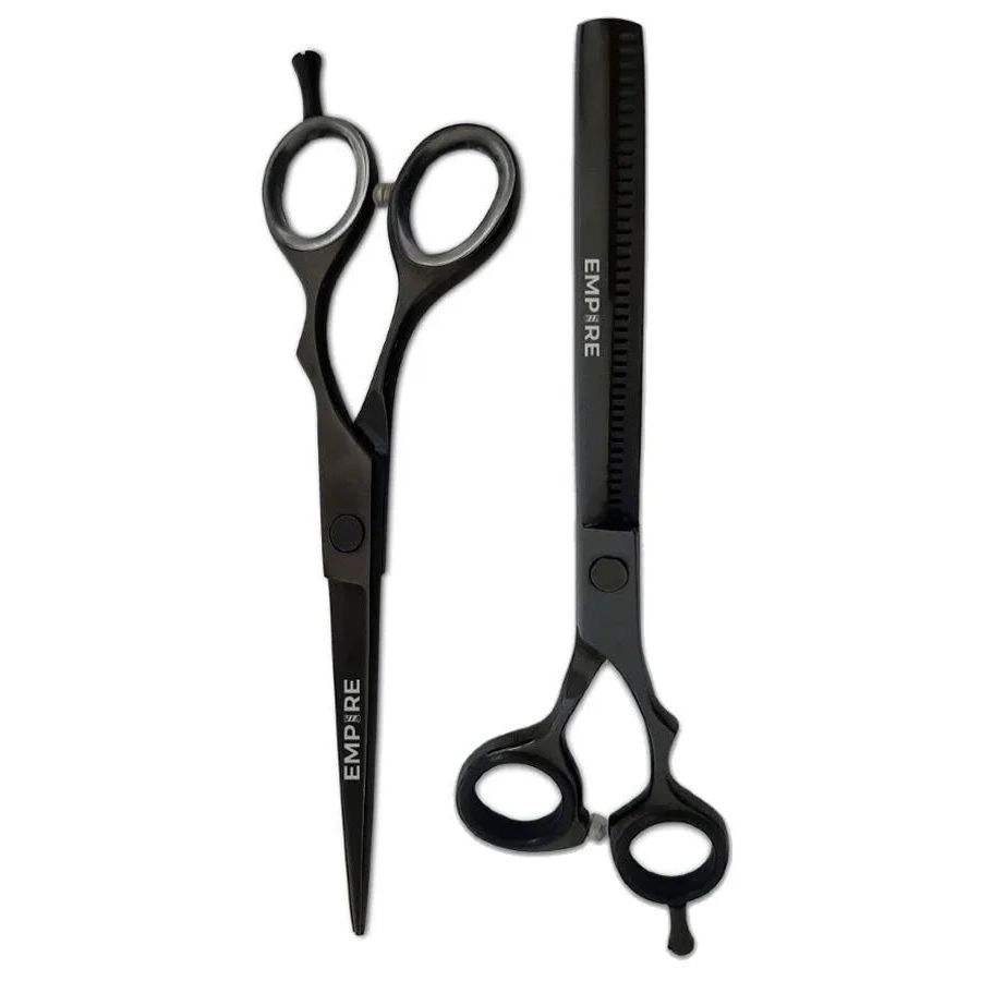 #EMP1010/1301 Empire Black 6" Shear & Thinner Combo