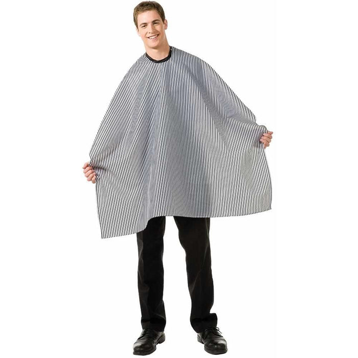 Betty Dain Seersucker Barber Cape White #206S