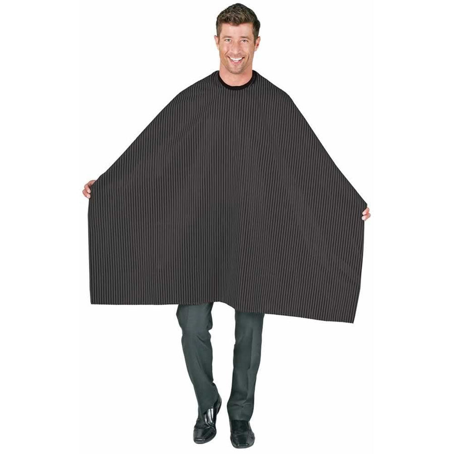 Betty Dain Seersucker Barber Cape Black #206S