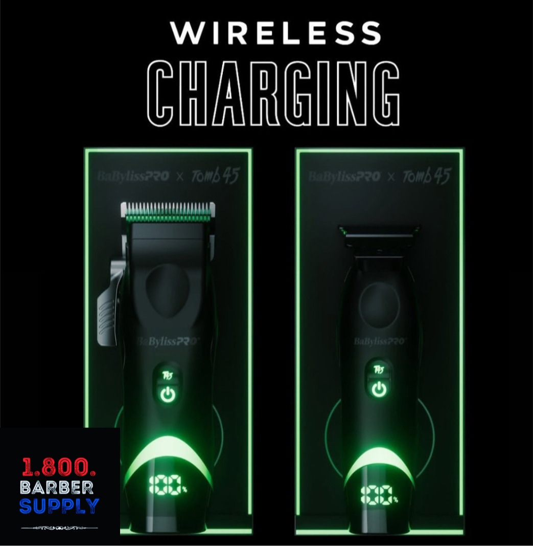 BABYLISSPRO TOMB45 CLIPPER & TRIMMER COMBO + BONUS WIRELESS CHARGING PADS