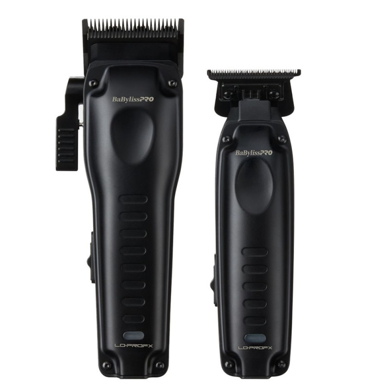 BaBylissPRO FX8272PKMB black compact clipper and trimmer set, front view