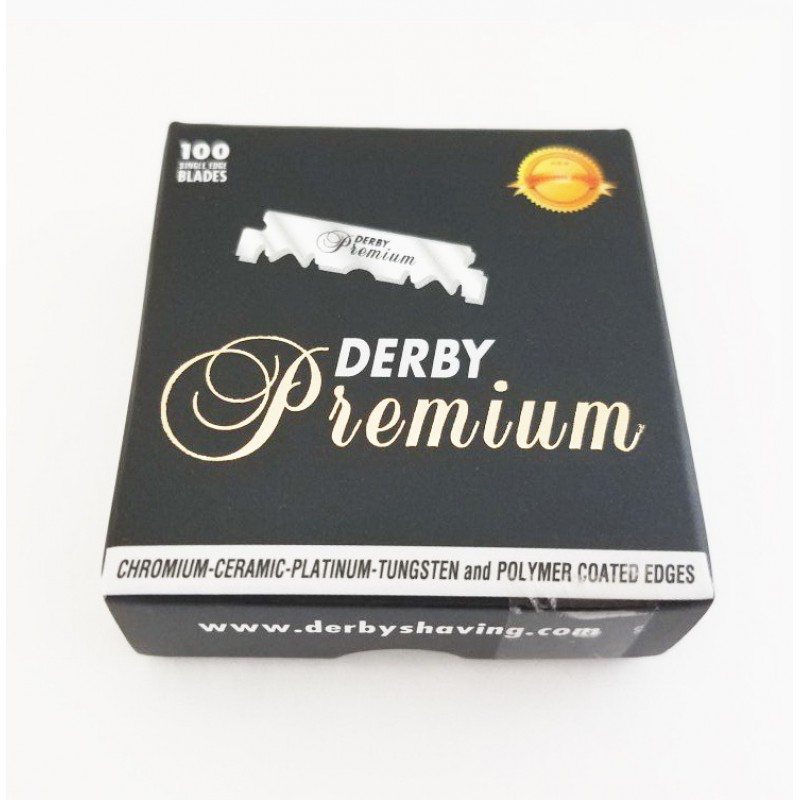 DERBY PREMIUM SINGLE EDGE RAZOR BLADES 100PK