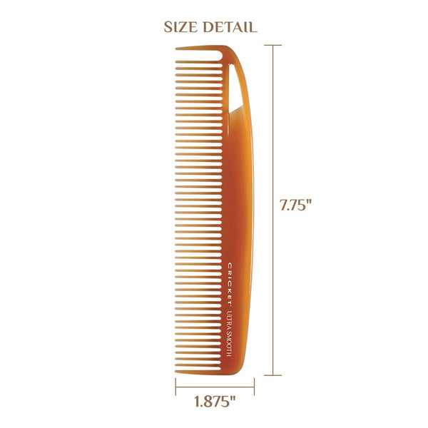 Cricket Ultra Smooth Dressing Comb #5515130 - size detail
