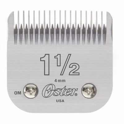 Oster Size 1-1/2 detachable clipper blade, model 076918-116, 4 mm
