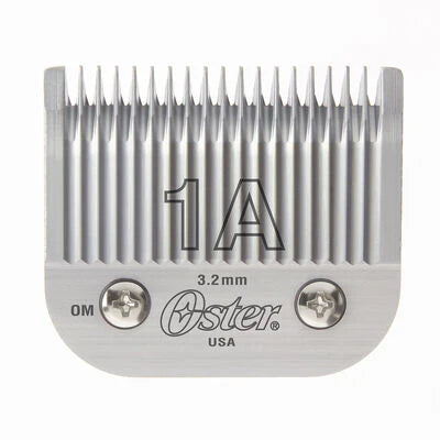 Oster Size 1A detachable clipper blade, model 076918-076, 3.2 mm