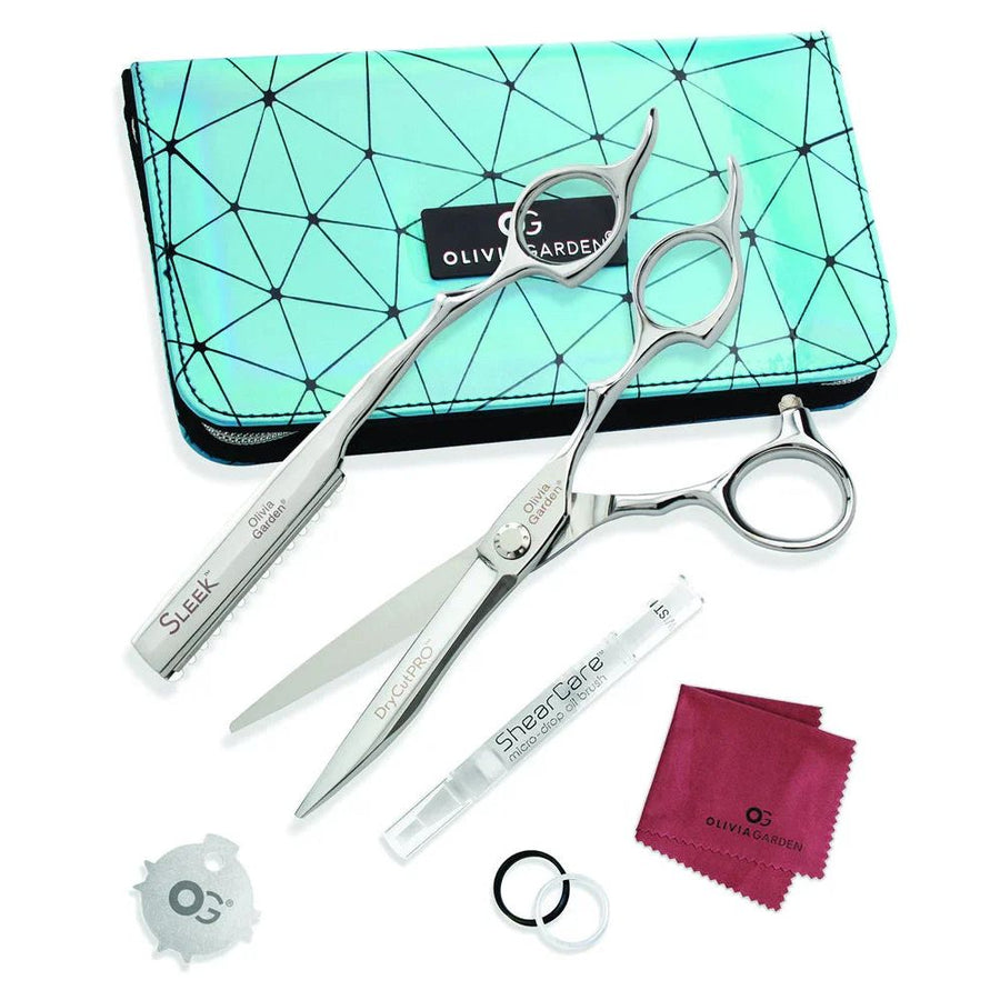 Olivia Garden DryCutPRO 6" Shear & Razor Case Deal
