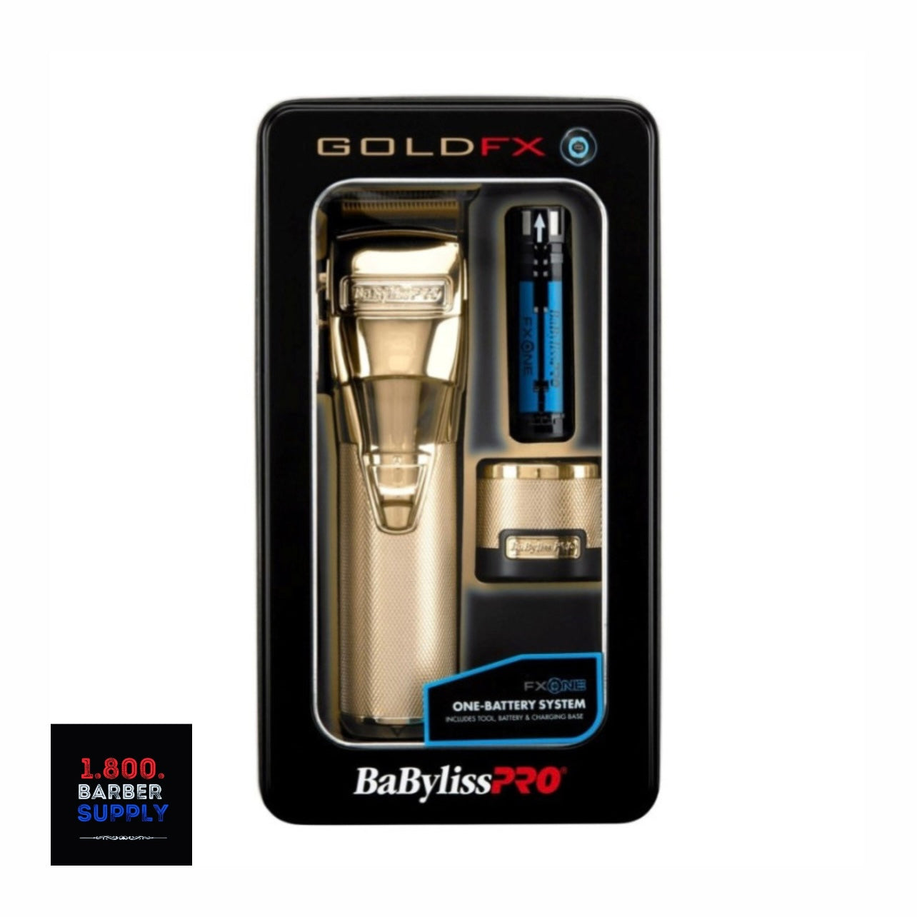 #FX899G BABYLISSPRO FXONE GOLDFX CLIPPER + Free Battery