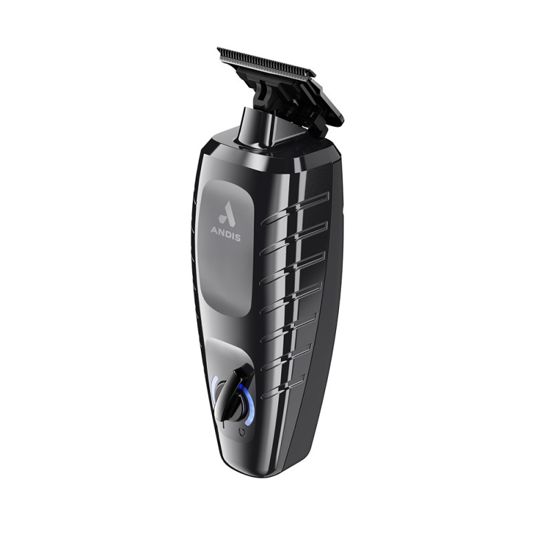 Andis GTX-EXO II open-deck trimmer, angled blade view