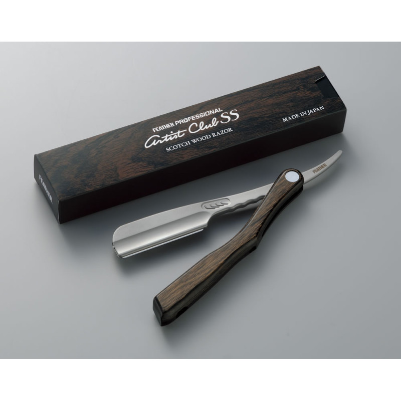 #F1-25-205 FEATHER ARTIST CLUB SS SCOTCH WOOD RAZOR