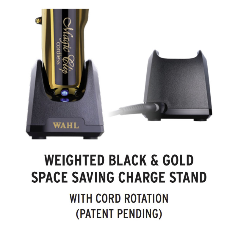 #8148-700 WAHL 5-STAR CORDLESS MAGIC CLIP GOLD W/ FREE BLADE & CHARGING STAND