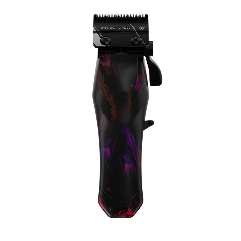 Wahl 5 Star Vapor limited-edition clipper, rear view of hydro-dipped finish