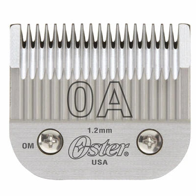 Oster Size 0A detachable clipper blade, model 076918-056, 1.2 mm