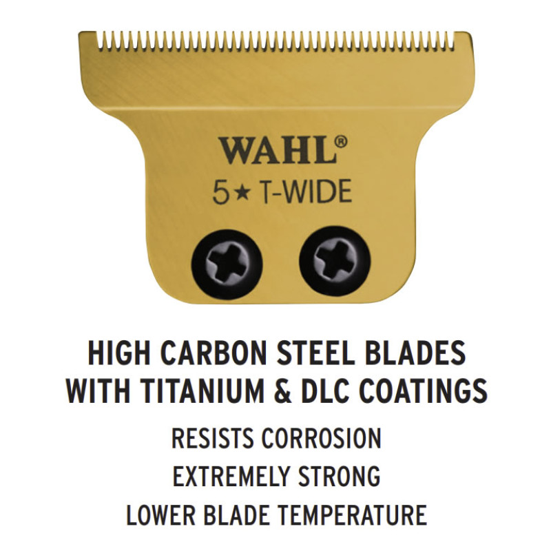 #8171-700 WAHL 5 STAR CORDLESS GOLD DETAILER LI W/ FREE REPLACEMENT BLADE