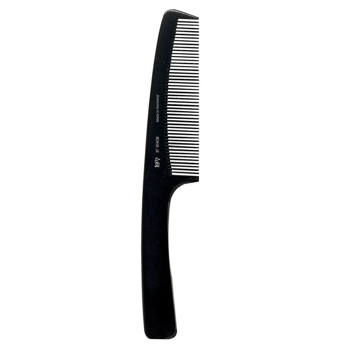 Clippermate Hard Rubber Fine-Tooth Comb w/ Handle #904CM
