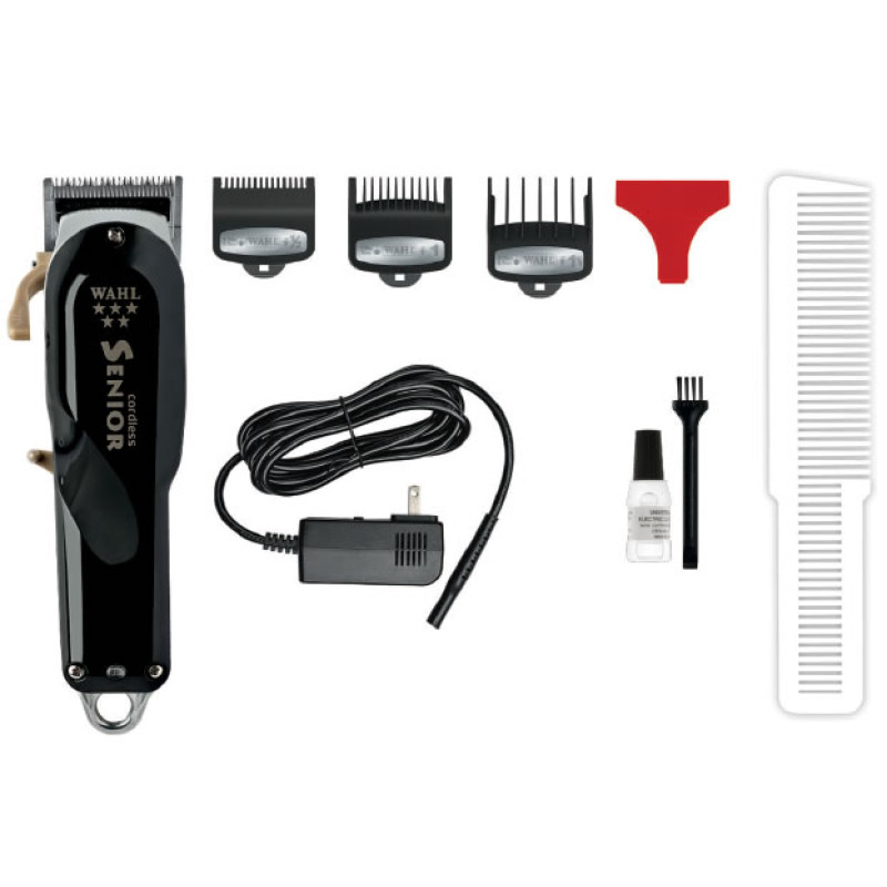 #08504-400 WAHL 5 STAR CORDLESS SENIOR CLIPPER W/ FREE BLADE & BASE