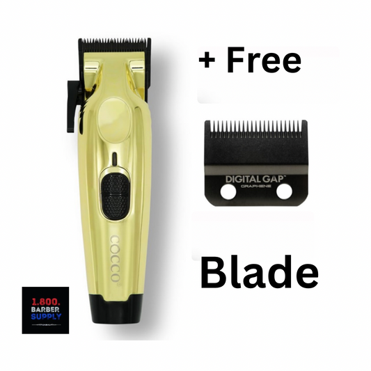 COCCO PRO VELOCE CLIPPER - GOLD + CHOICE OF FREE BLADE