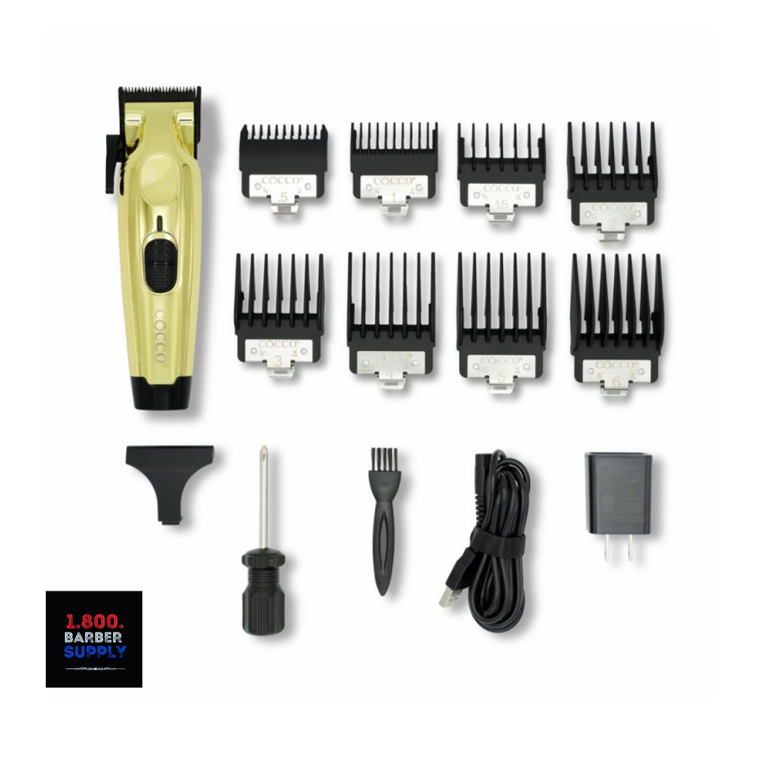 COCCO PRO VELOCE CLIPPER - GOLD + CHOICE OF FREE BLADE