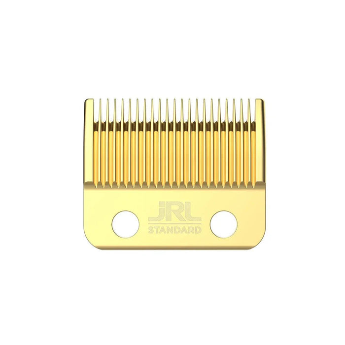 Gold JRL BF03-G Standard Taper clipper blade, front view
