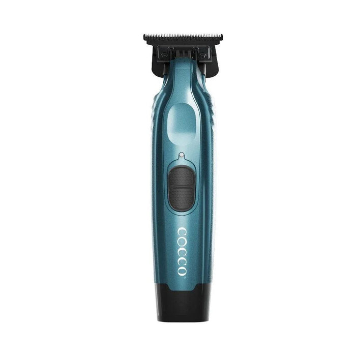 Dark-teal Cocco Hyper Veloce Pro cordless trimmer, front view