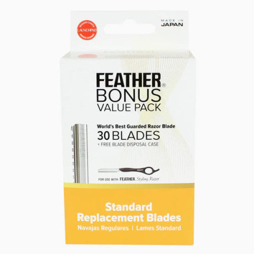 Feather Styling Razor Standard Blades 30-Pack #F1-20-130 - supplied package