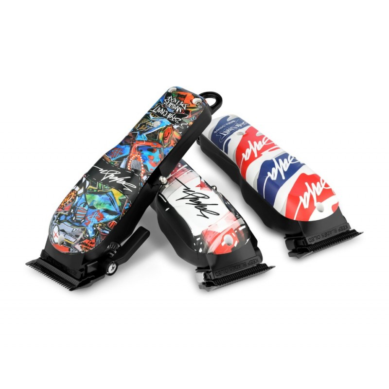 StyleCraft King Saladeen Rebel clipper and three interchangeable artwork covers