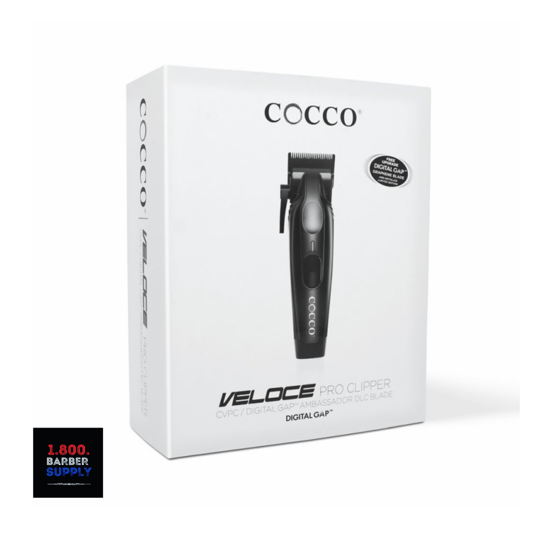 COCCO PRO VELOCE CLIPPER - BLACK + CHOICE OF FREE BLADE