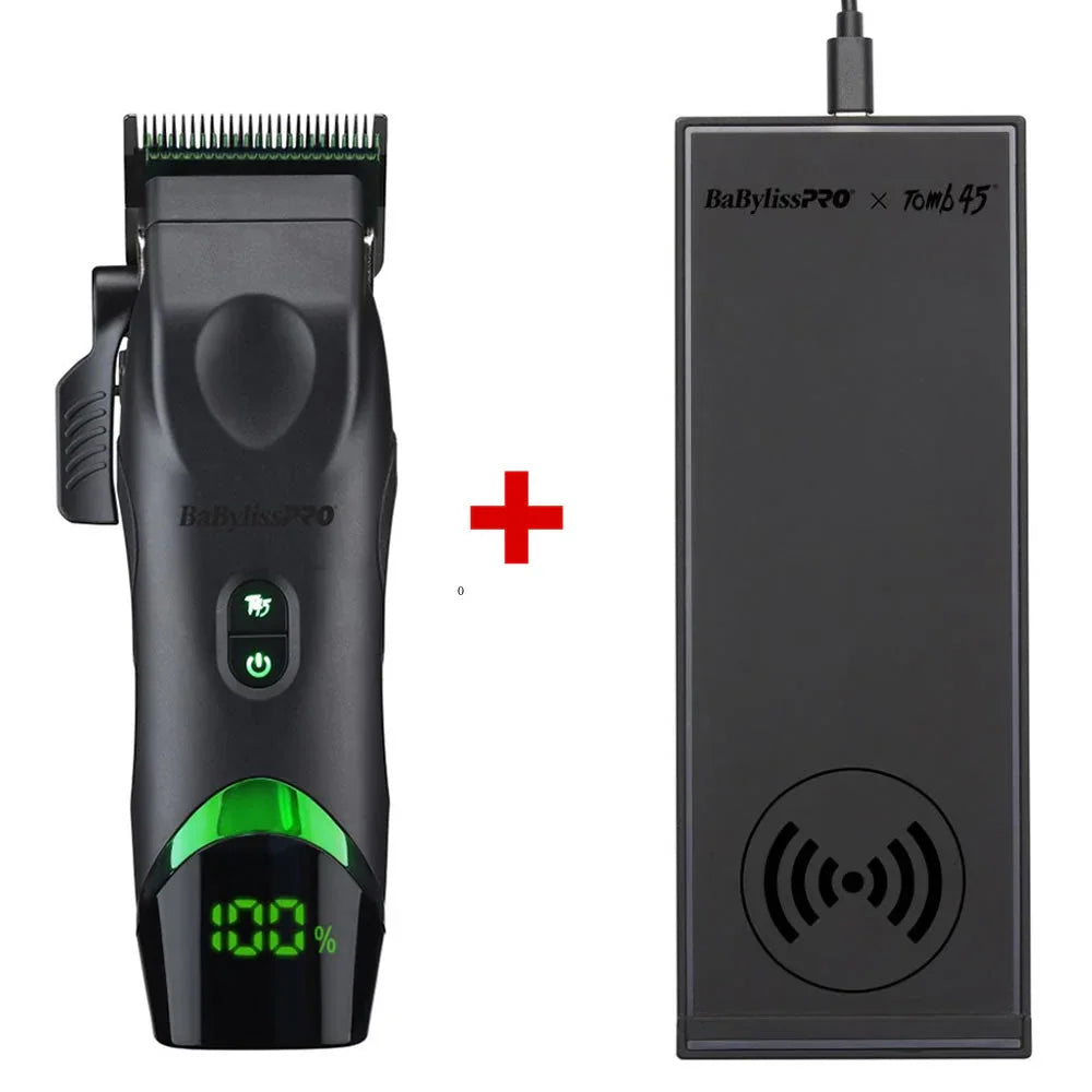 BabylissPro Tomb45 Clipper #FXT45C w/ Free Wireless Charging Pad