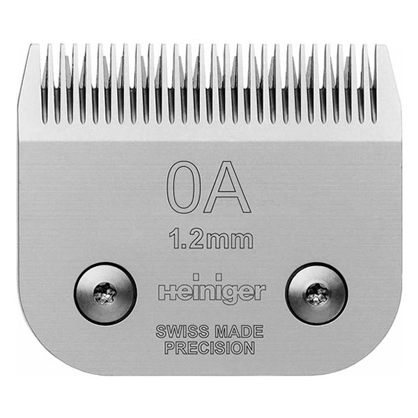 Heiniger Size 0A detachable clipper blade, 1.2 mm, model 710-841A