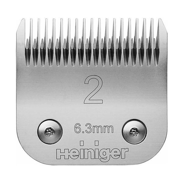 Heiniger Size 2 detachable clipper blade, 6.3 mm, model 710-871A