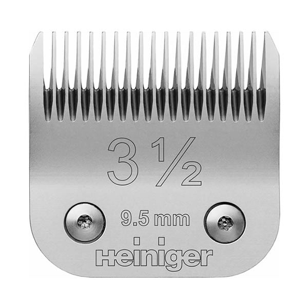 Heiniger Size 3.5 detachable clipper blade, 9.5 mm