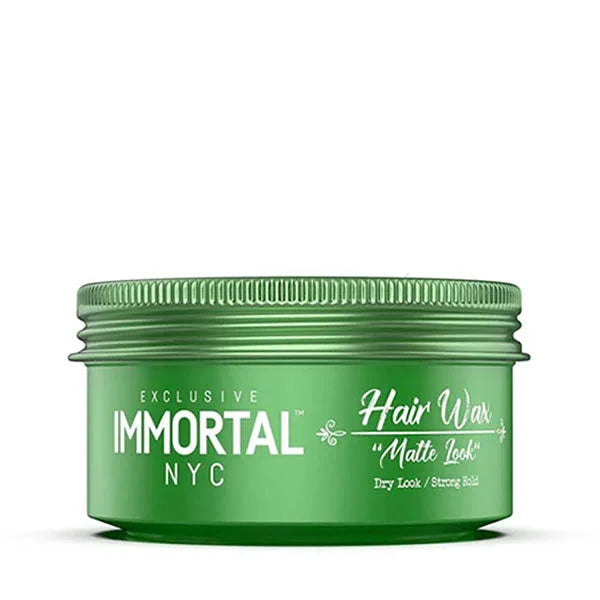 Green Immortal Matte Look Hair Wax 5.07 oz jar