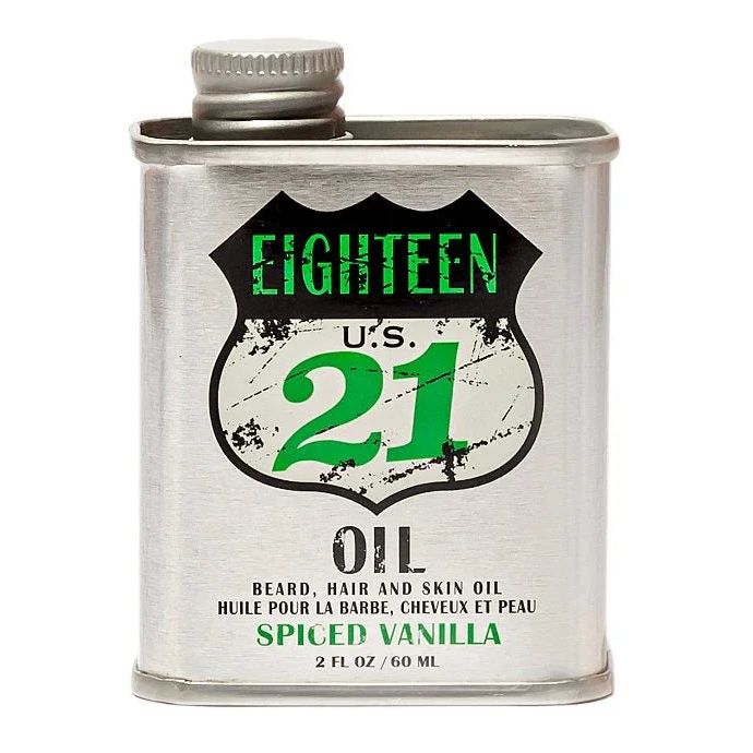 18.21 Man Made Oil - Beard, Hair & Skin Spiced Vanilla 2 oz