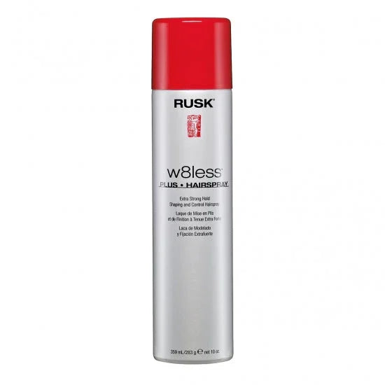 Rusk W8Less Pus Extra Strong Hold Hairspray 10oz