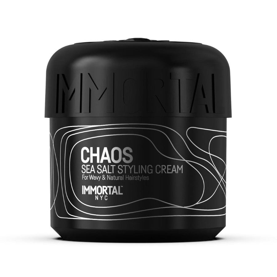 Black Immortal Chaos Sea Salt Styling Cream 500 ml jar