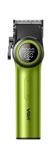 VGR V-001 Stepless Pro Cordless Clipper | Green — product view